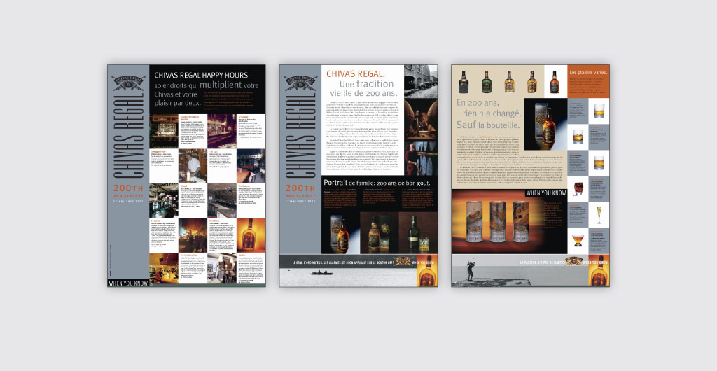 Dépliant Chivas Regal